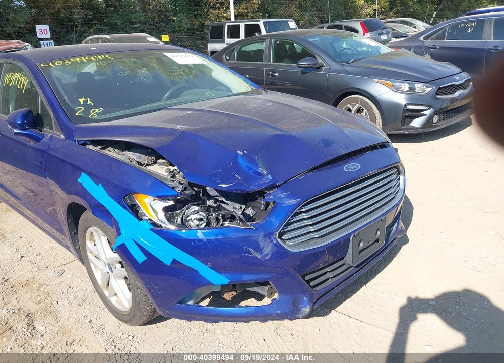 2016 FORD FUSION SE VIN: 3FA6P0H73GR197401