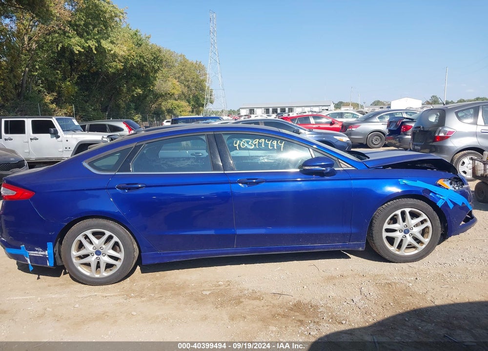 2016 FORD FUSION SE VIN: 3FA6P0H73GR197401