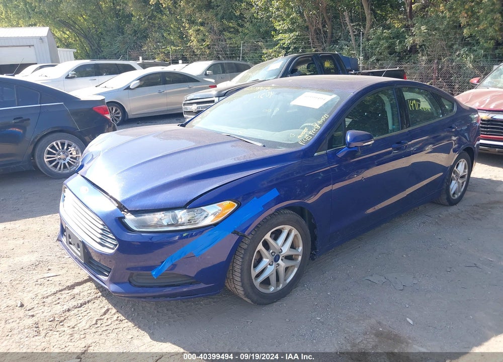 2016 FORD FUSION SE VIN: 3FA6P0H73GR197401