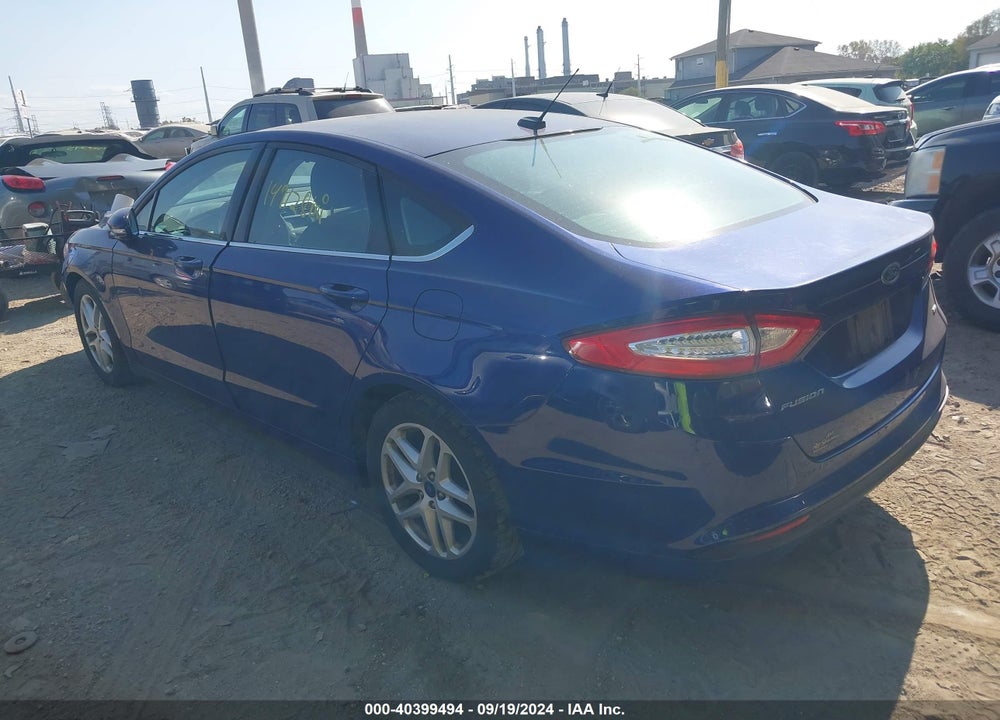 2016 FORD FUSION SE VIN: 3FA6P0H73GR197401