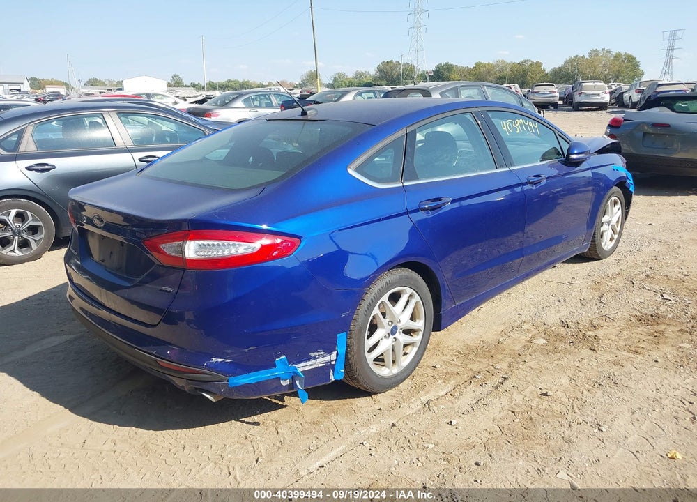 2016 FORD FUSION SE VIN: 3FA6P0H73GR197401