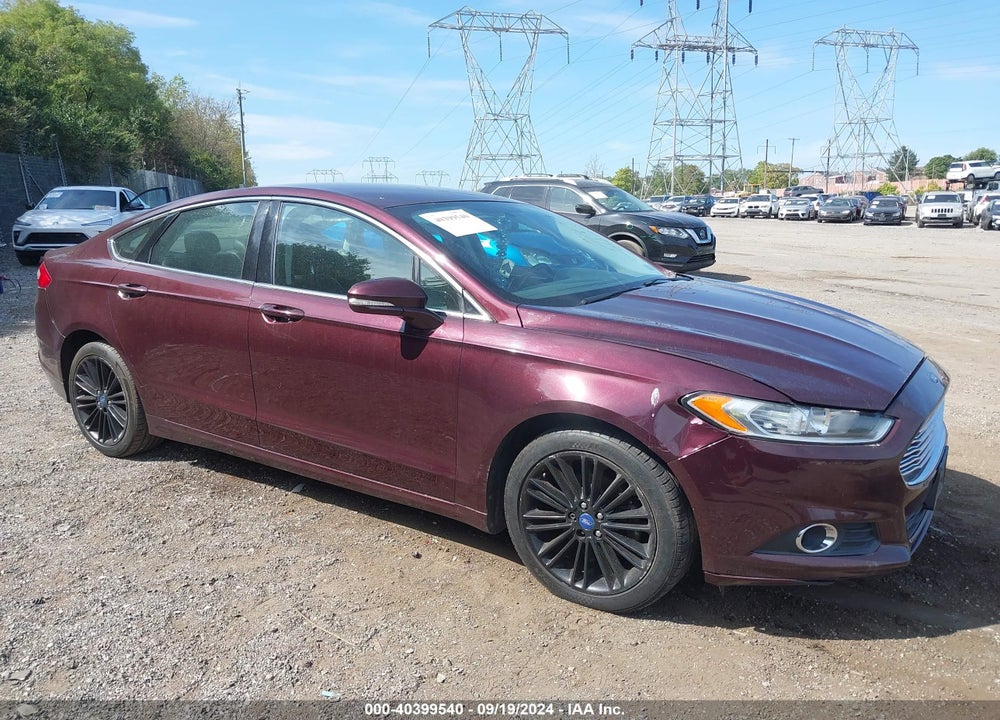 2013 FORD FUSION SE VIN: 3FA6P0HR2DR251980