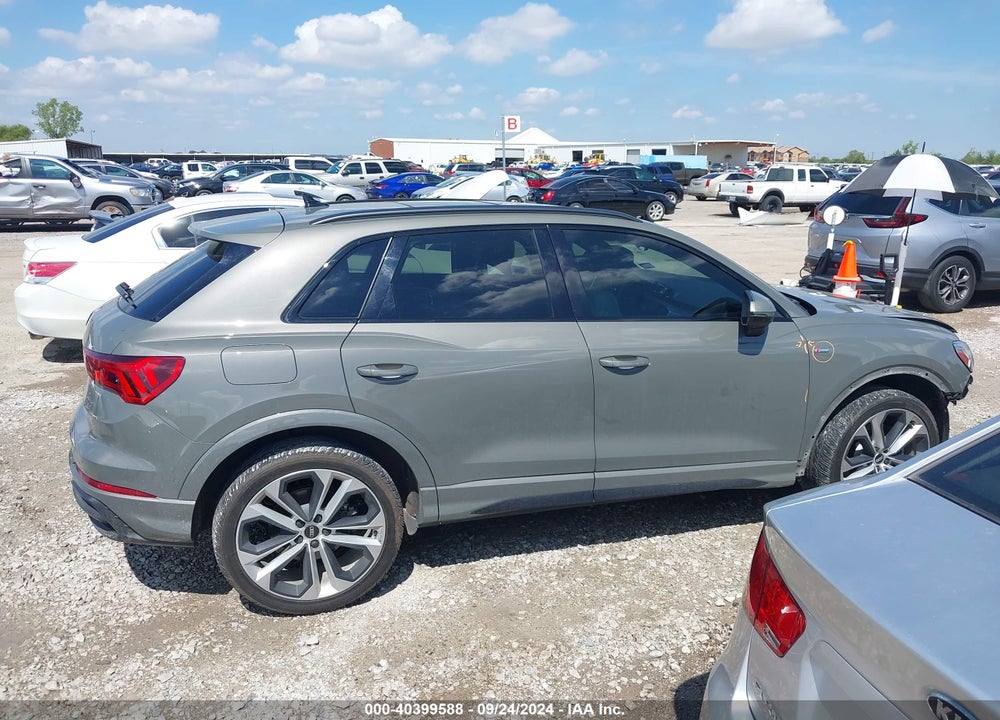 2021 AUDI Q3 PREMIUM PLUS 45 TFSI S LINE QUATTRO TIPTRONIC VIN: WA1EECF34M1110537