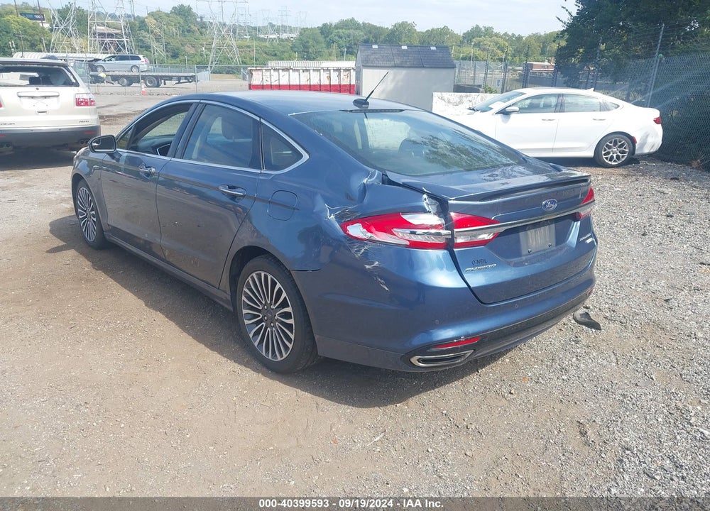 2018 FORD FUSION VIN: 3FA6P0D91JR169207
