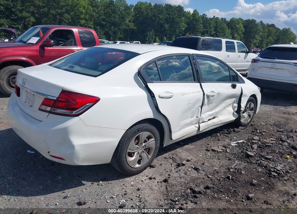 2014 HONDA CIVIC LX VIN: 19XFB2F59EE042782
