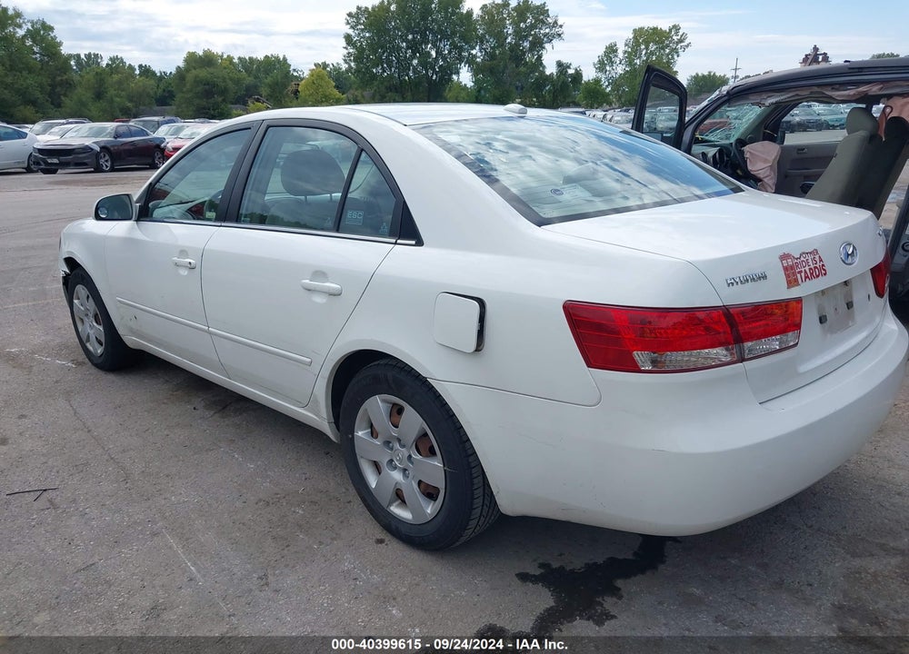 2008 HYUNDAI SONATA GLS VIN: 5NPET46CX8H366066