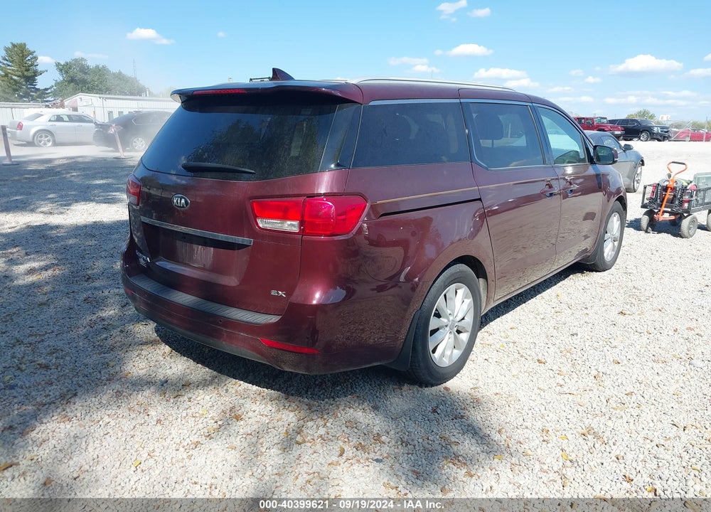 2015 KIA SEDONA EX VIN: KNDMC5C19F6023616