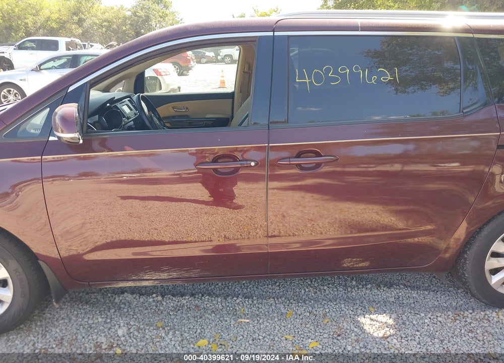2015 KIA SEDONA EX VIN: KNDMC5C19F6023616