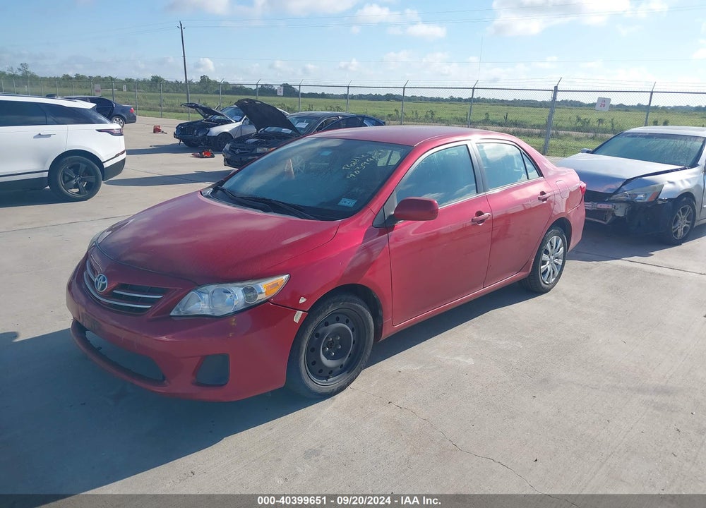 2013 TOYOTA COROLLA LE VIN: 5YFBU4EE2DP151894