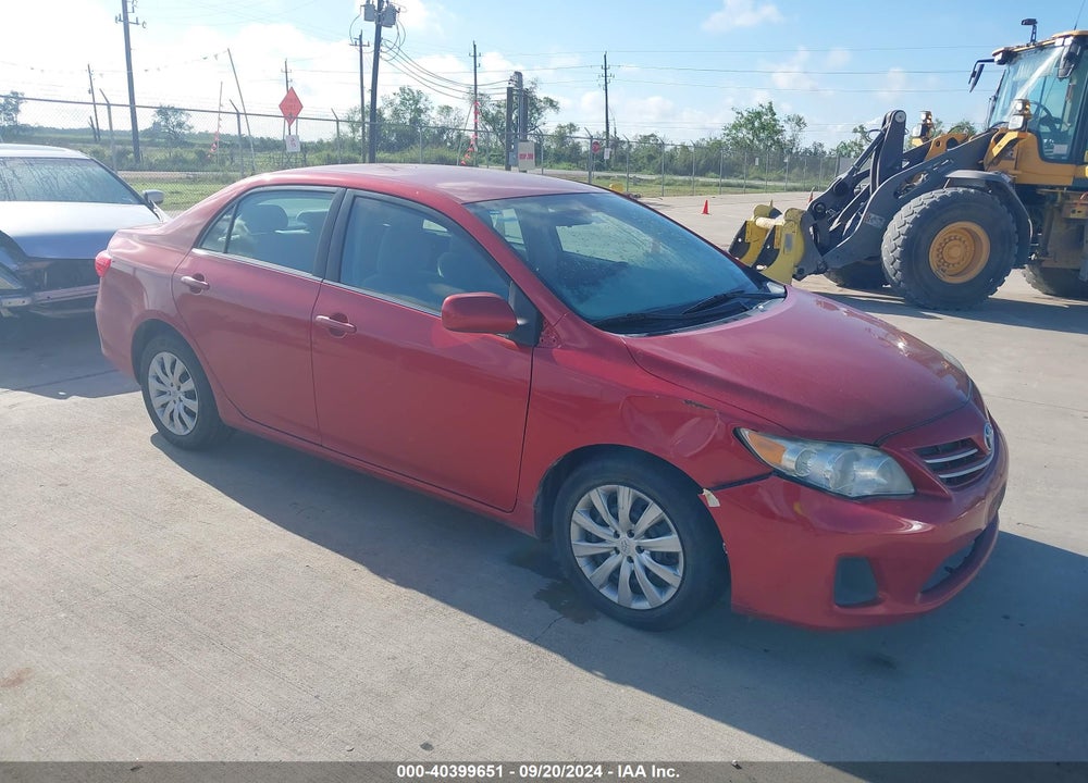 2013 TOYOTA COROLLA LE VIN: 5YFBU4EE2DP151894