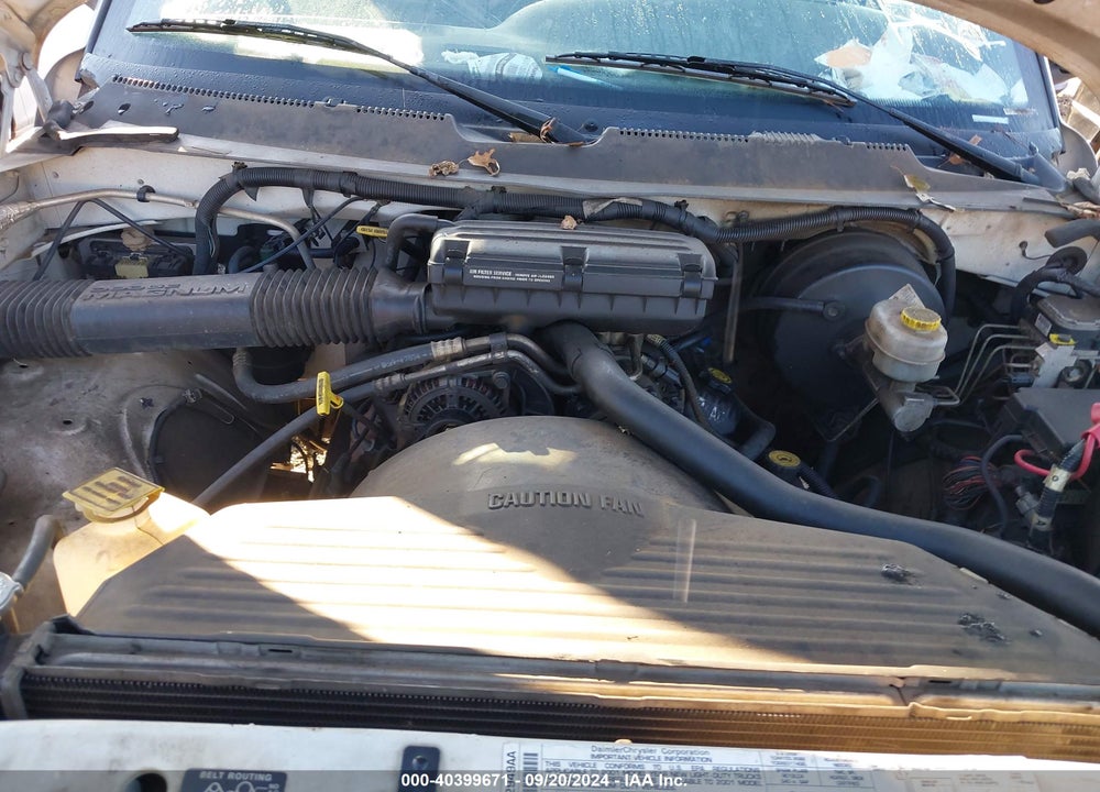 2001 DODGE RAM 1500 ST/WS VIN: 1B7HC16X61S227283