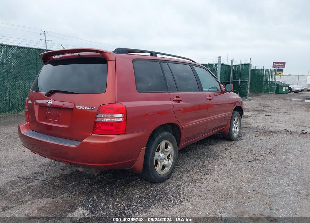 2003 TOYOTA HIGHLANDER VIN: JTEGD21A530066033