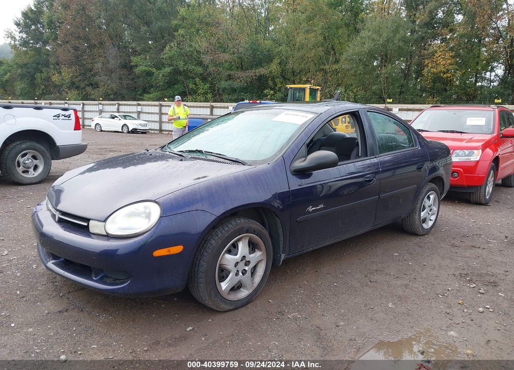 2000 PLYMOUTH NEON HIGHLINE VIN: 1P3ES46C6YD827997