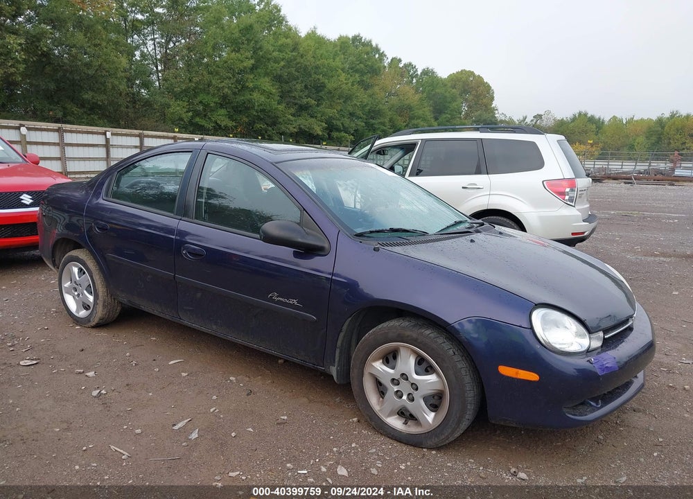 2000 PLYMOUTH NEON HIGHLINE VIN: 1P3ES46C6YD827997