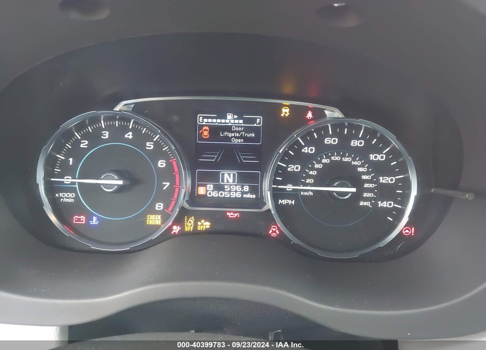 2018 SUBARU FORESTER 2.5I PREMIUM VIN: JF2SJAGC6JH597784