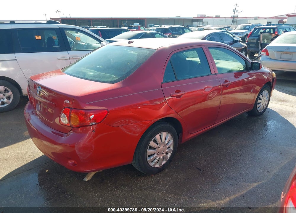 2009 TOYOTA COROLLA LE VIN: JTDBL40E99J006521