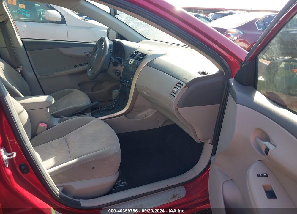 2009 TOYOTA COROLLA LE VIN: JTDBL40E99J006521