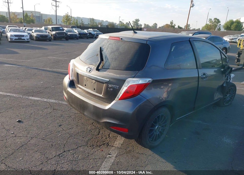 2012 TOYOTA YARIS LE VIN: JTDJTUD32CD501492