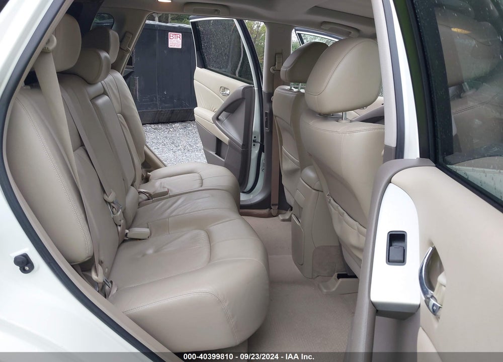 2009 NISSAN MURANO SL VIN: JN8AZ18WX9W211522