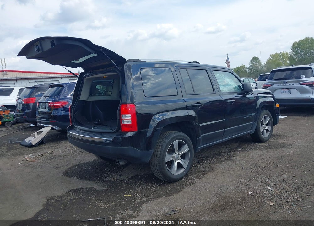 2017 JEEP PATRIOT HIGH ALTITUDE 4X4 VIN: 1C4NJRFB7HD176631