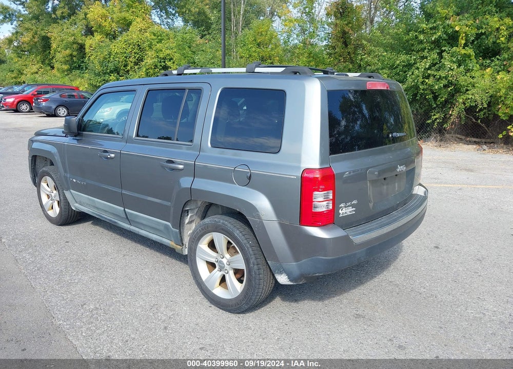 2011 JEEP PATRIOT LATITUDE X VIN: 1J4NF4GB4BD276142