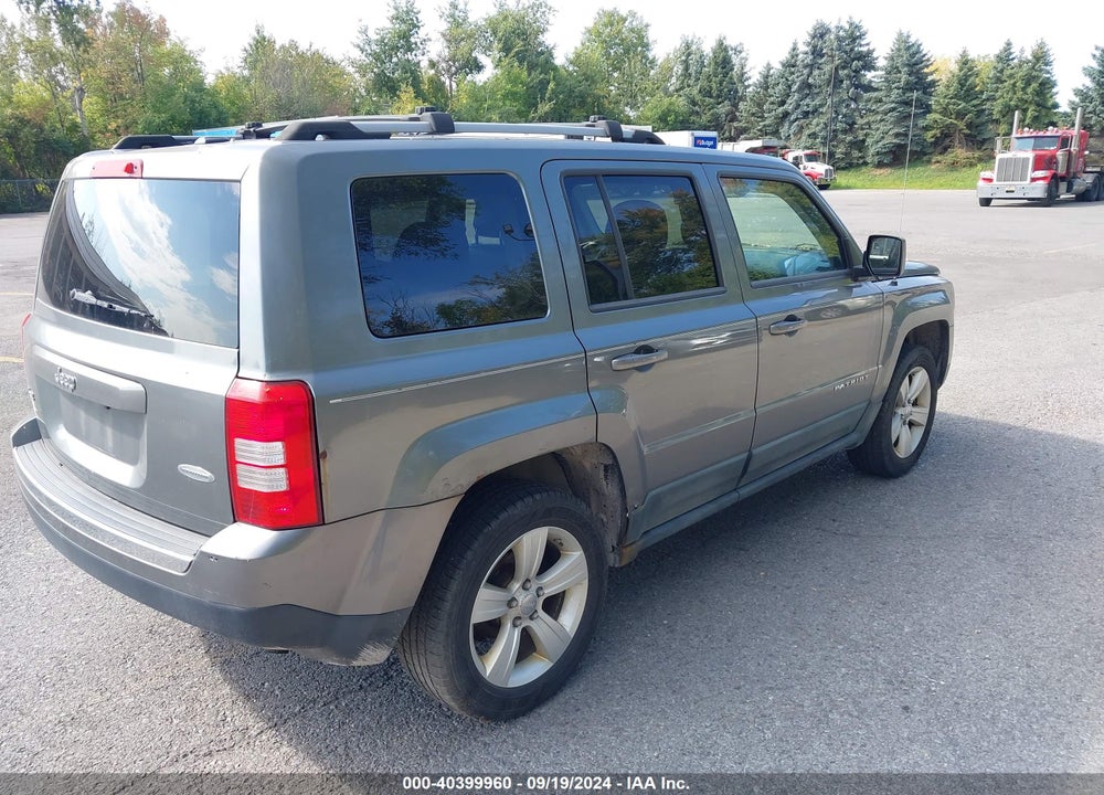 2011 JEEP PATRIOT LATITUDE X VIN: 1J4NF4GB4BD276142