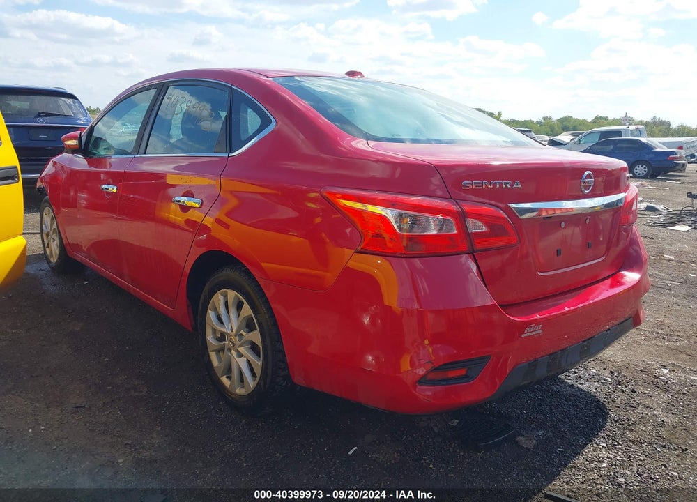 2018 NISSAN SENTRA SV VIN: 3N1AB7APXJL617268