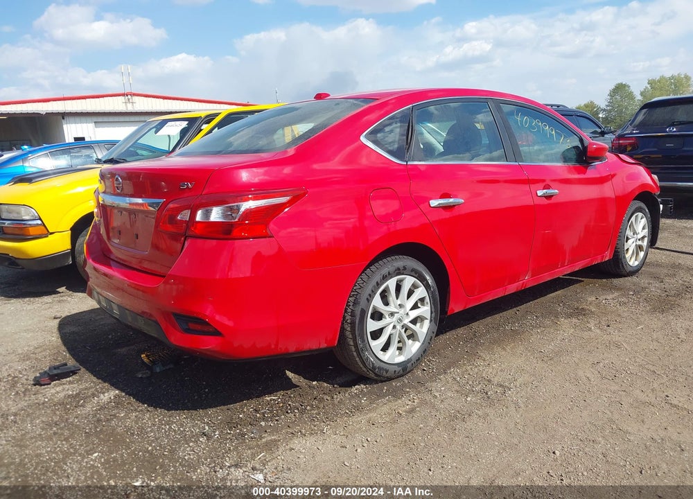 2018 NISSAN SENTRA SV VIN: 3N1AB7APXJL617268