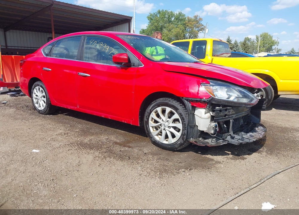 2018 NISSAN SENTRA SV VIN: 3N1AB7APXJL617268