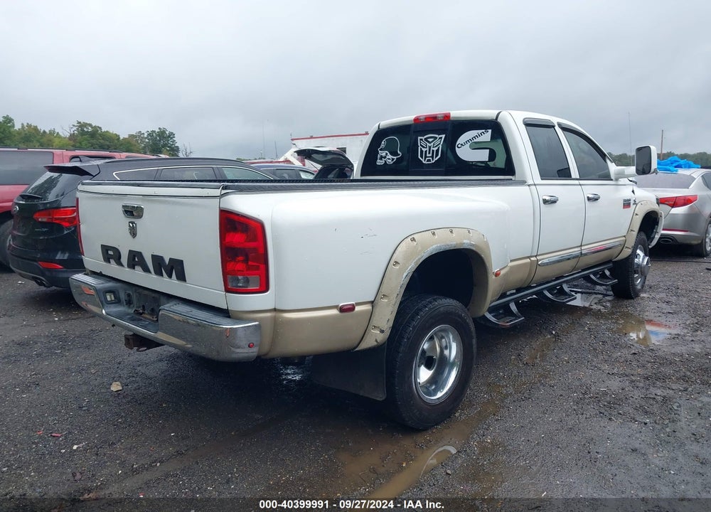 2006 DODGE RAM 3500 LARAMIE VIN: 3D7MX48C16G132956