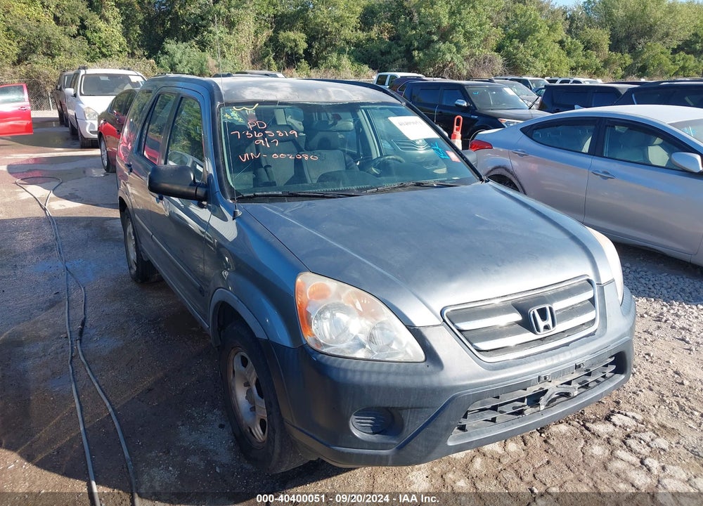 2005 HONDA CR-V LX VIN: JHLRD68505C002080