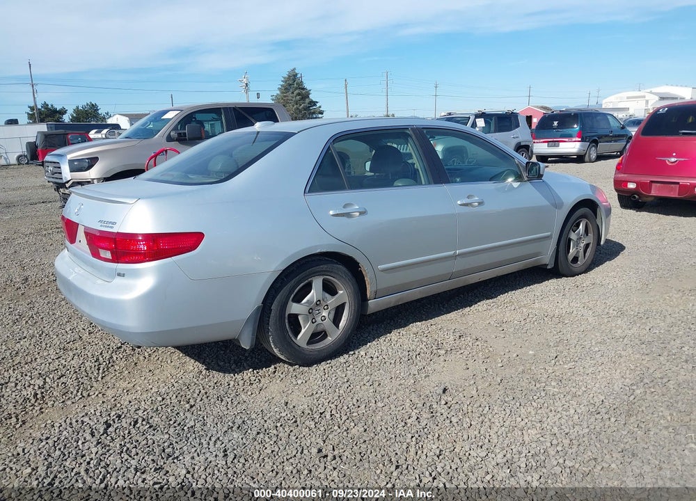2005 HONDA ACCORD HYBRID IMA VIN: JHMCN36595C003793