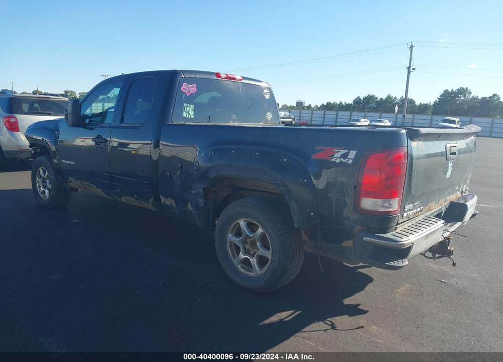 2009 GMC SIERRA 1500 VIN: 1GTEK29059Z292915