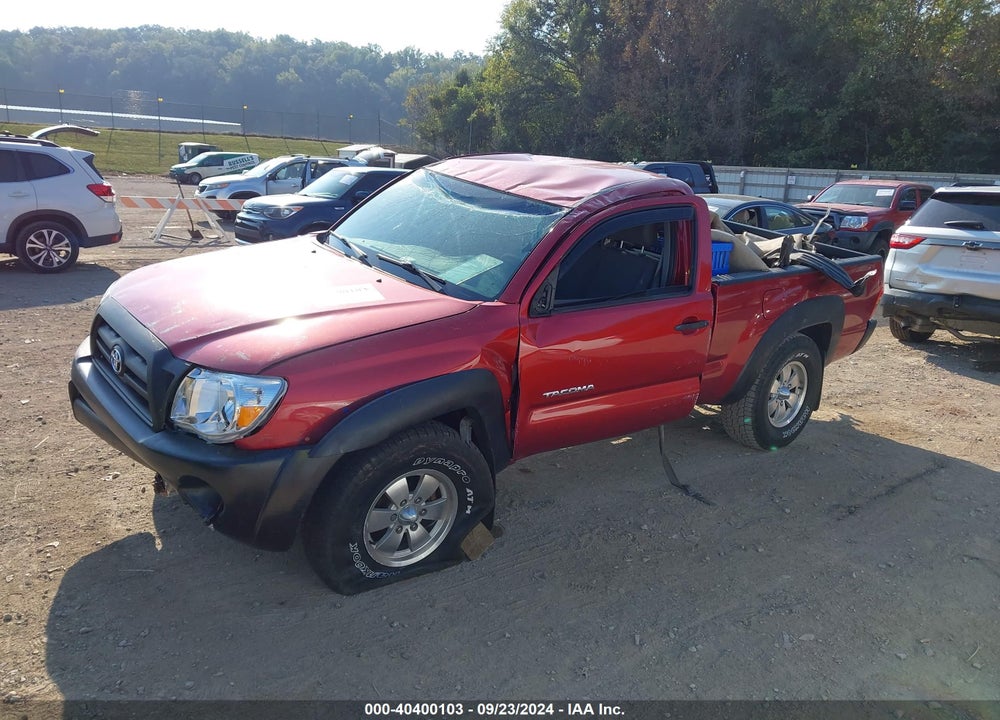2005 TOYOTA TACOMA VIN: 5TEPX42N45Z016476