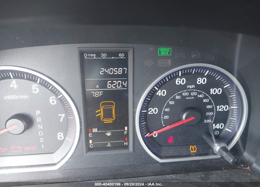 2009 HONDA CR-V EX VIN: 3CZRE48559G703161