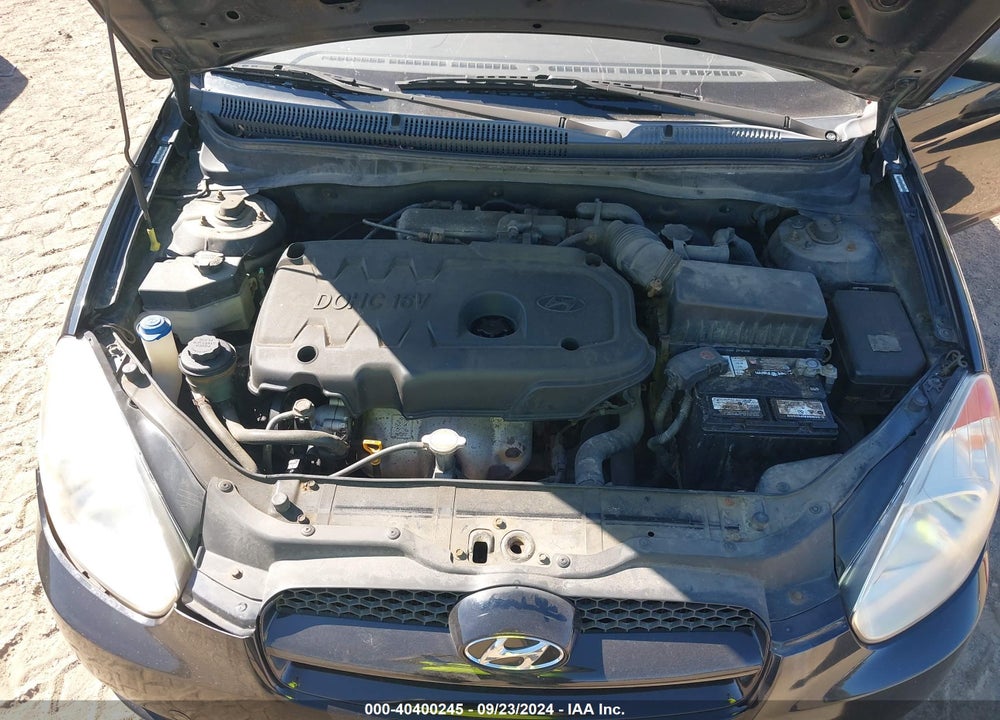 2008 HYUNDAI ACCENT GS VIN: KMHCM36C78U065612