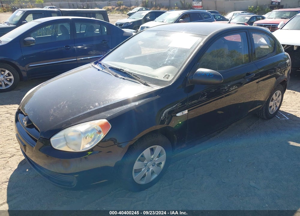 2008 HYUNDAI ACCENT GS VIN: KMHCM36C78U065612