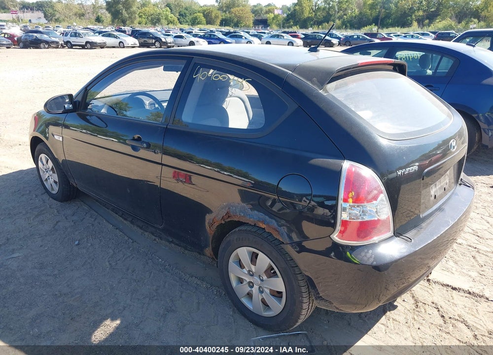 2008 HYUNDAI ACCENT GS VIN: KMHCM36C78U065612