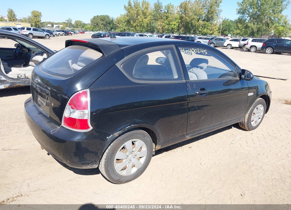 2008 HYUNDAI ACCENT GS VIN: KMHCM36C78U065612