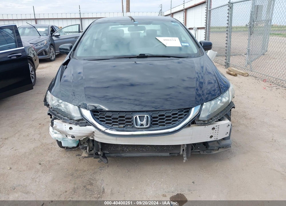 2014 HONDA CIVIC LX VIN: 19XFB2F58EE042210