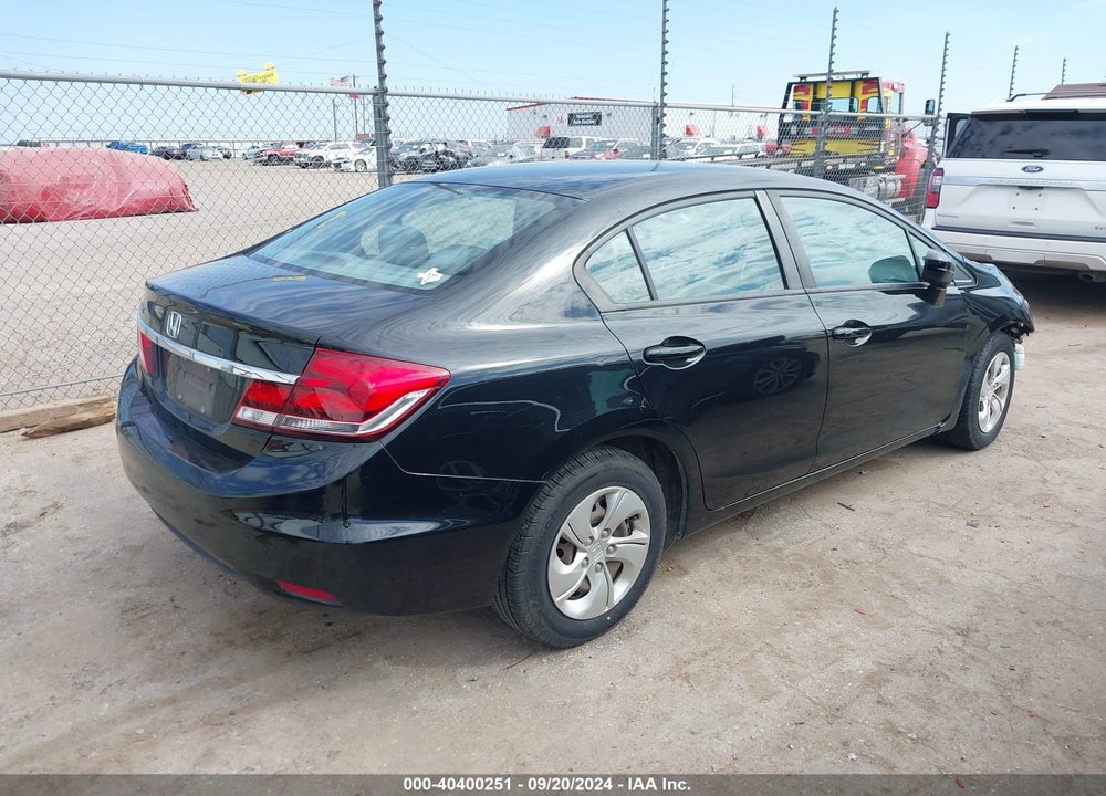 2014 HONDA CIVIC LX VIN: 19XFB2F58EE042210