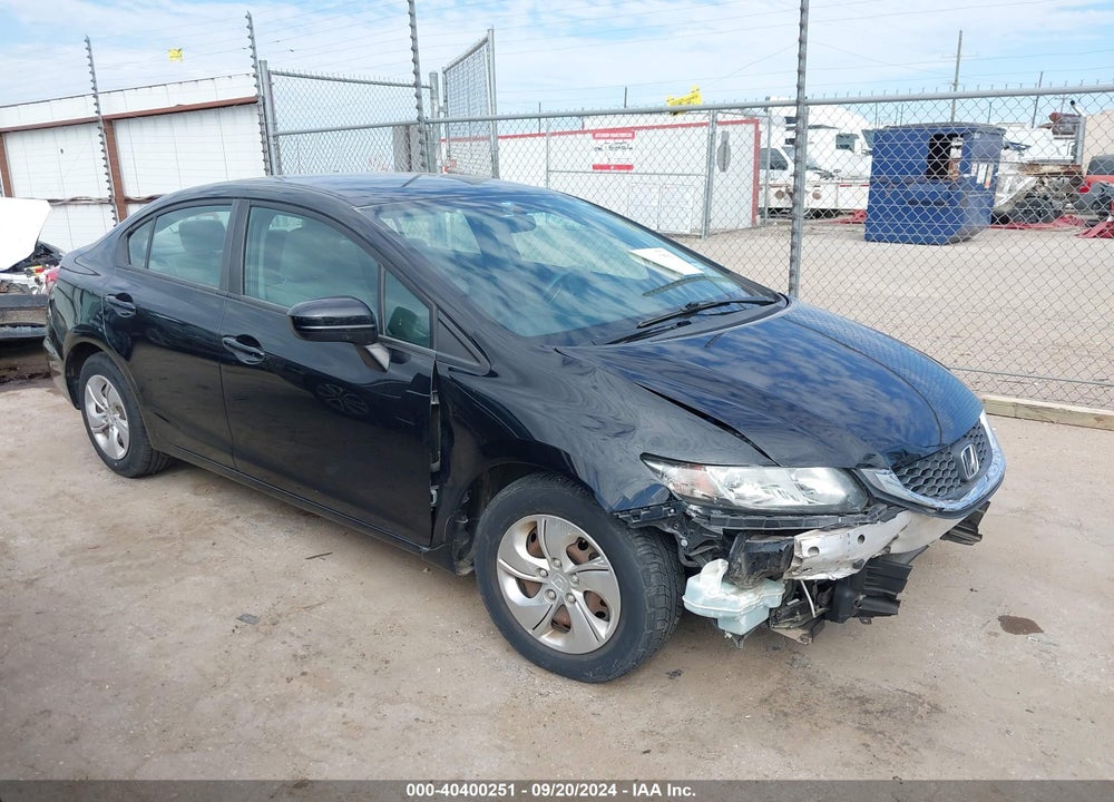 2014 HONDA CIVIC LX VIN: 19XFB2F58EE042210