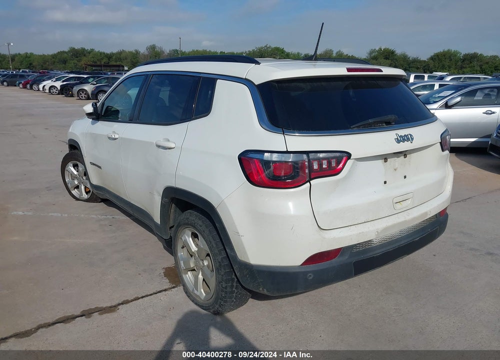 2019 JEEP COMPASS LATITUDE FWD VIN: 3C4NJCBB7KT802912