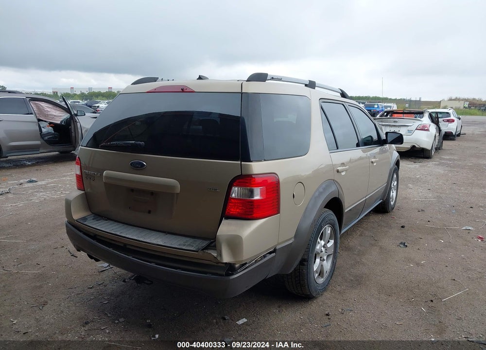 2007 FORD FREESTYLE SEL VIN: 1FMZK02107GA00424