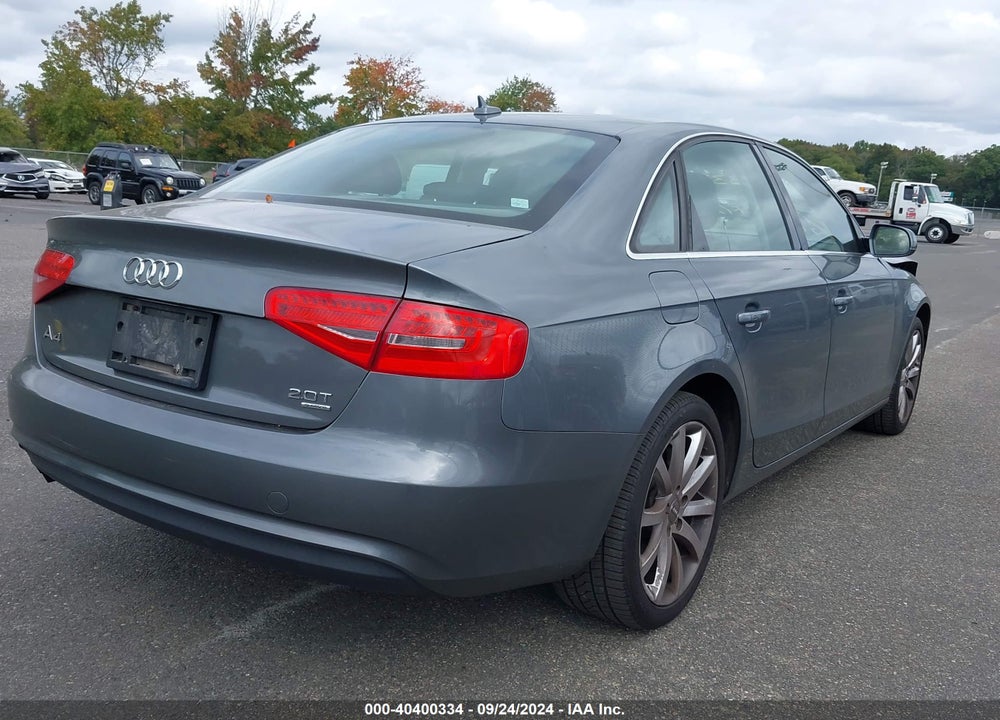 2013 AUDI A4 2.0T PREMIUM VIN: WAUFFAFL9DN042155