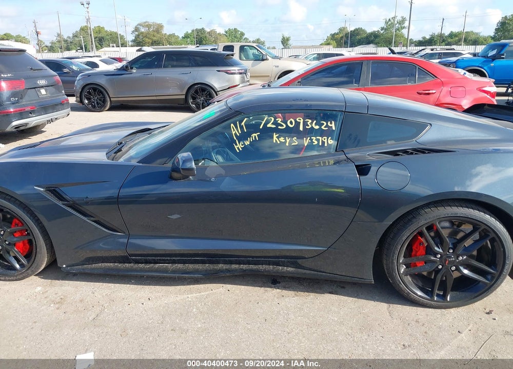 2019 CHEVROLET CORVETTE STINGRAY VIN: 1G1YB2D72K5123796
