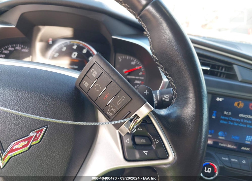 2019 CHEVROLET CORVETTE STINGRAY VIN: 1G1YB2D72K5123796