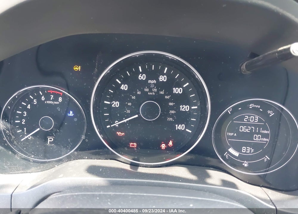 2019 HONDA HR-V LX VIN: 3CZRU5H37KM707663