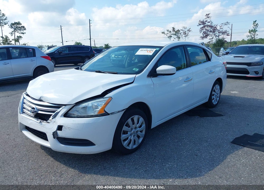 2015 NISSAN SENTRA S VIN: 3N1AB7AP0FY372653