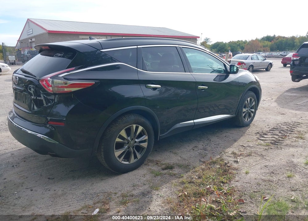 2016 NISSAN MURANO PLATINUM/S/SL/SV VIN: 5N1AZ2MH5GN108497